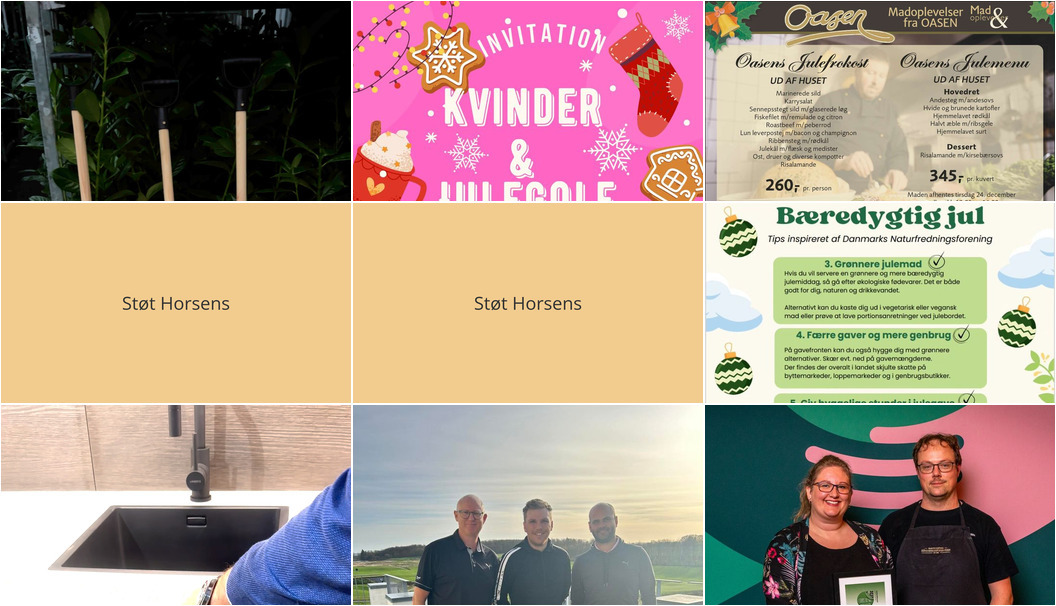 Nyt fra Horsens golfklub, Cafe Oasen v/Dorthe Lyngholm Larsen & Lars Mejlstrup Larsen, NOTFARAWAY og 4 andre