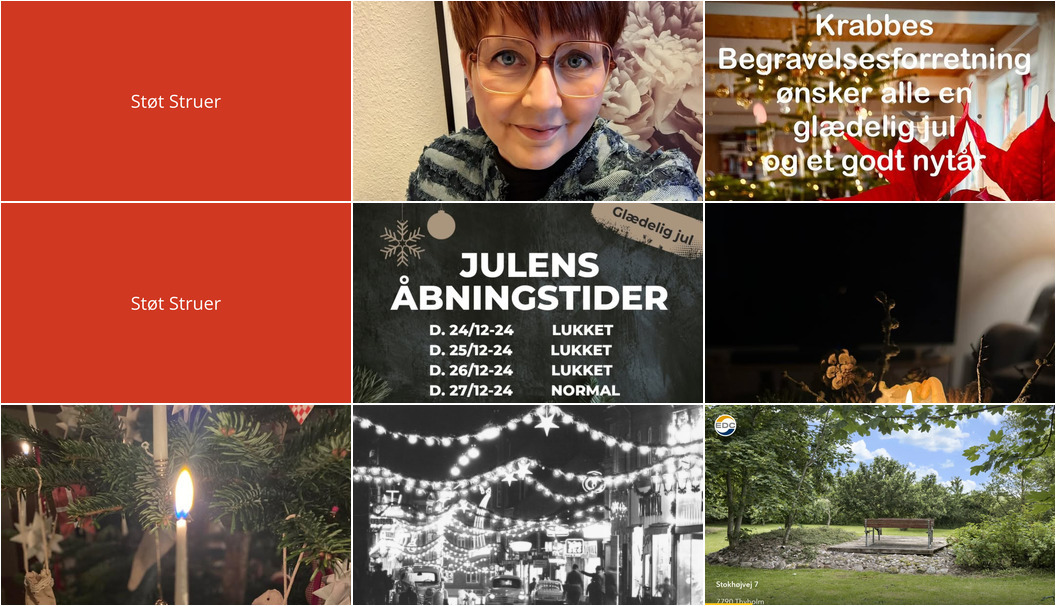 Nyt fra EDC Ejen­doms­grup­pen Struer, Museerne i Holstebro, Florist Pernille DB og 4 andre