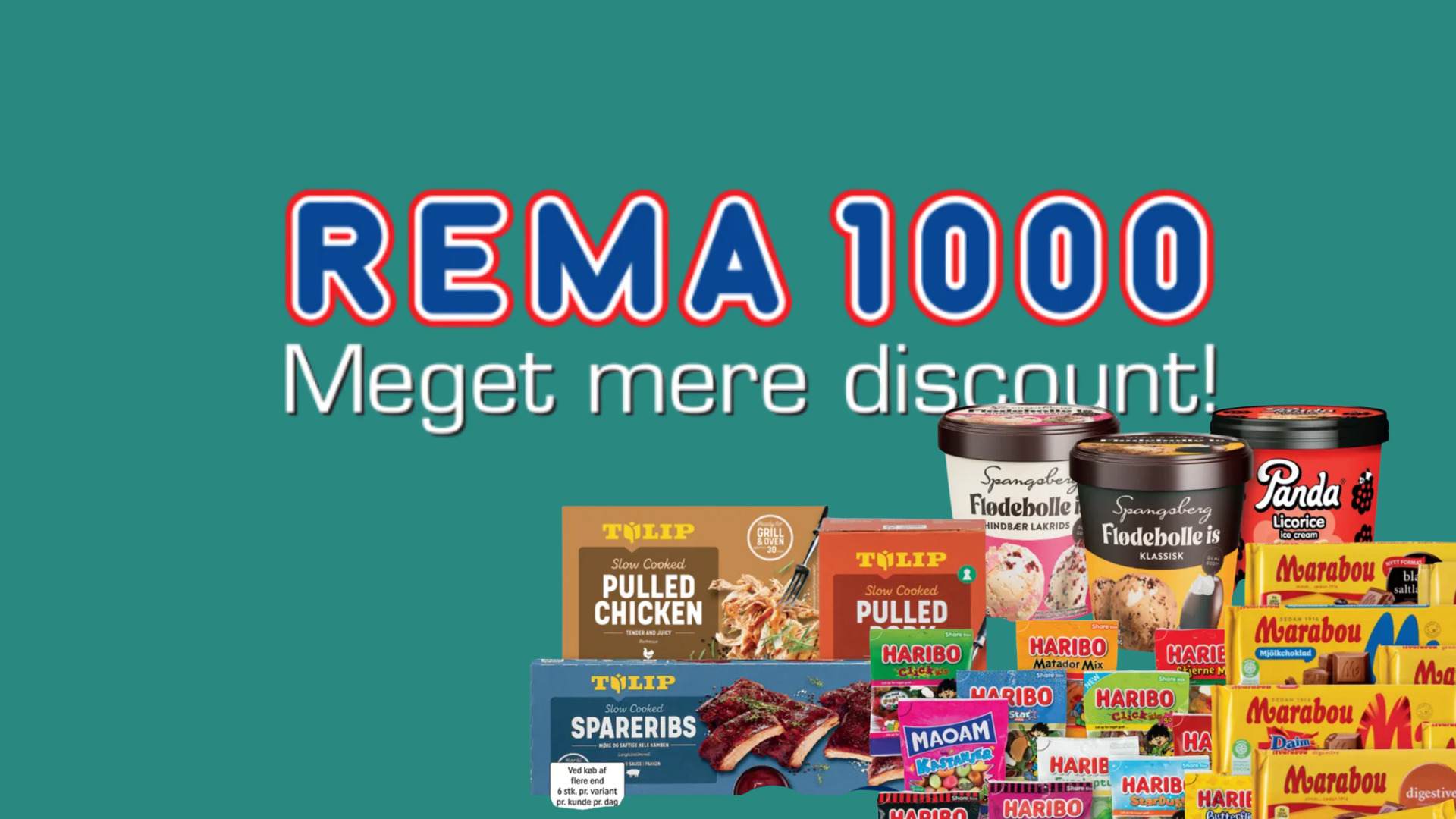 Gode tilbud på weekendens lækkerier hos REMA 1000 Nykøbing Mors