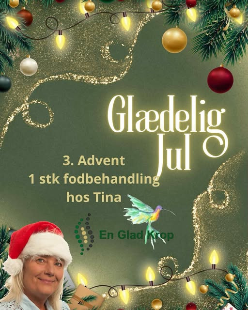 En Glad Krop fejrer 3. søndag i advent med konkurrence om fodbehandling