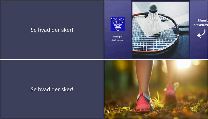 Oplev Badminton og Motionsbanko i Auning i den kommende uge
