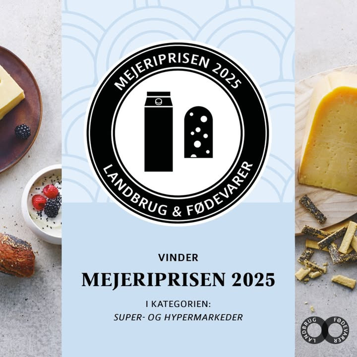 Meny Klarup vinder Mejeriprisen 2025 for stærkt udvalg af mejeriprodukter