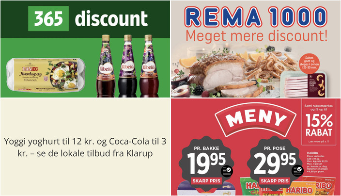 Yoggi yoghurt til 12 kr. og Coca-Cola til 3 kr. – se de lokale tilbud fra Klarup