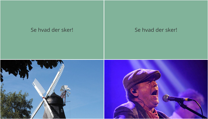 Oplev kultur og musik i Høng: Fra møllebesøg til Kim Larsen-hyldest