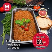 Slagterens kødsauce til hurtig aftensmad hos Meny Aabybro