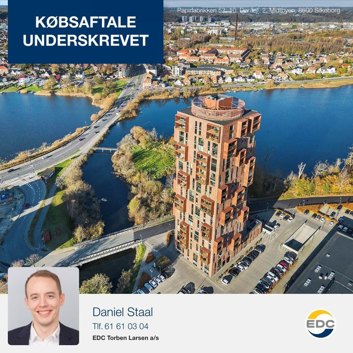 Købsaftale underskrevet i Papirtårnet, oplyser EDC Torben Larsen