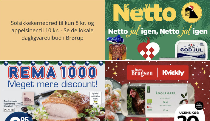 Solsikkekernebrød til kun 8 kr. og appelsiner til 10 kr. - Se de lokale dagligvaretilbud i Brørup