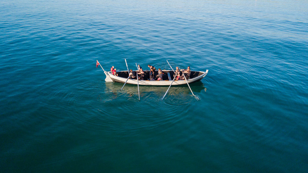 Fladbåden i Tornby søsættes