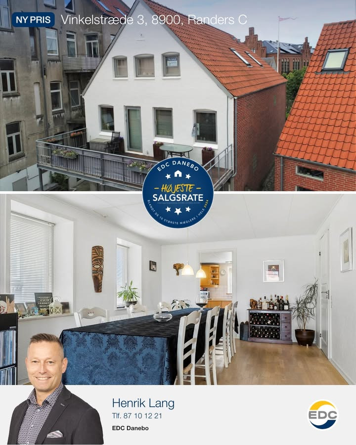 Ny pris på spændende ejendom i Randers fra EDC DANEBO