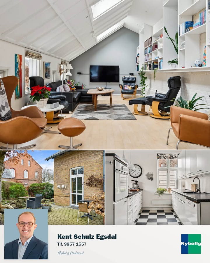 Nybolig Hadsund fremhæver historisk rækkehus i Terndrup til salg