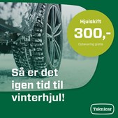 Stenum Auto v/ Mads Tilsig tilbyder gratis dækopbevaring ved hjulskift til vinterdæk