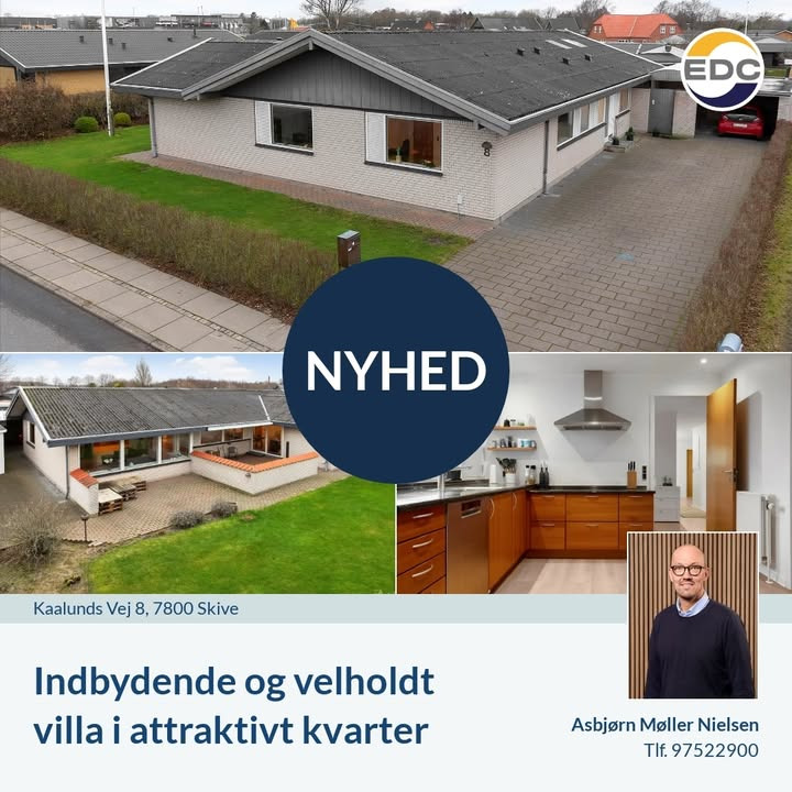 EDC Skive I/S præsenterer velholdt villa i attraktivt kvarter til salg
