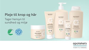 Ikast Apotek anbefaler parfumefri hud- og hårpleje med Svanemærket og Asthma Allergy Nordic-certificering