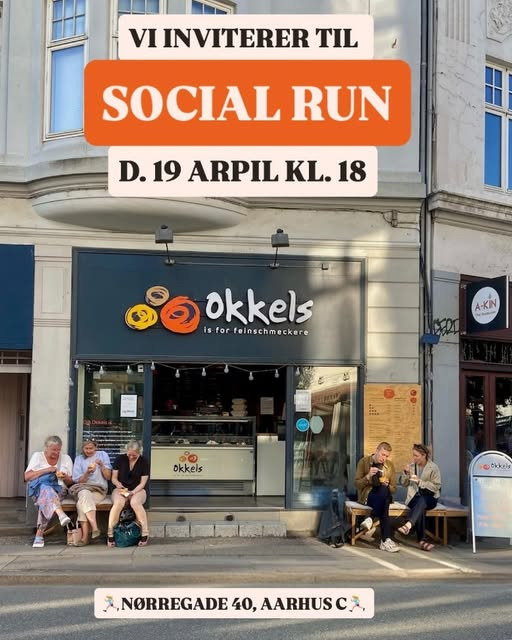 Social run hos Okkels Aarhus C inviterer til forårsløb og is 19. april