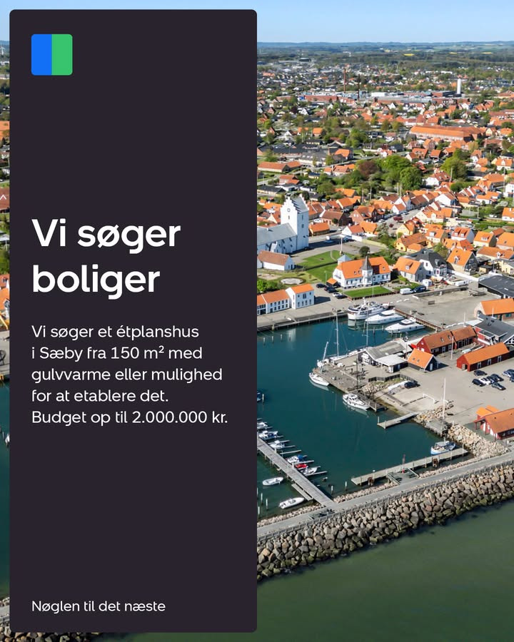 Nybolig Sæby A/S søger étplanshus med gulvvarme i Sæby