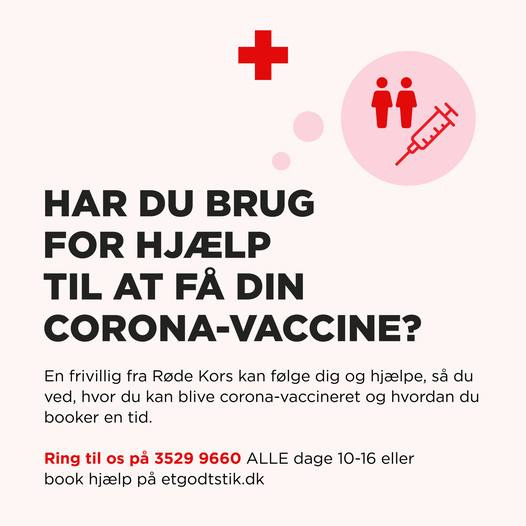 Røde Kors stiller frivilliges hjælp til rådighed