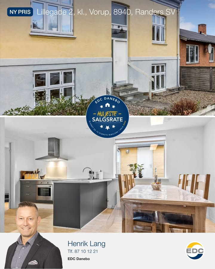 EDC Danebo: Ny pris på skøn, moderniseret lejlighed i Vorup