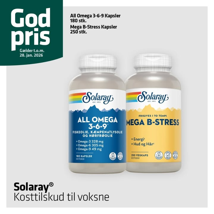 Ikast Apotek præsenterer Solaray All Omega kapsler og online bestillingsløsning