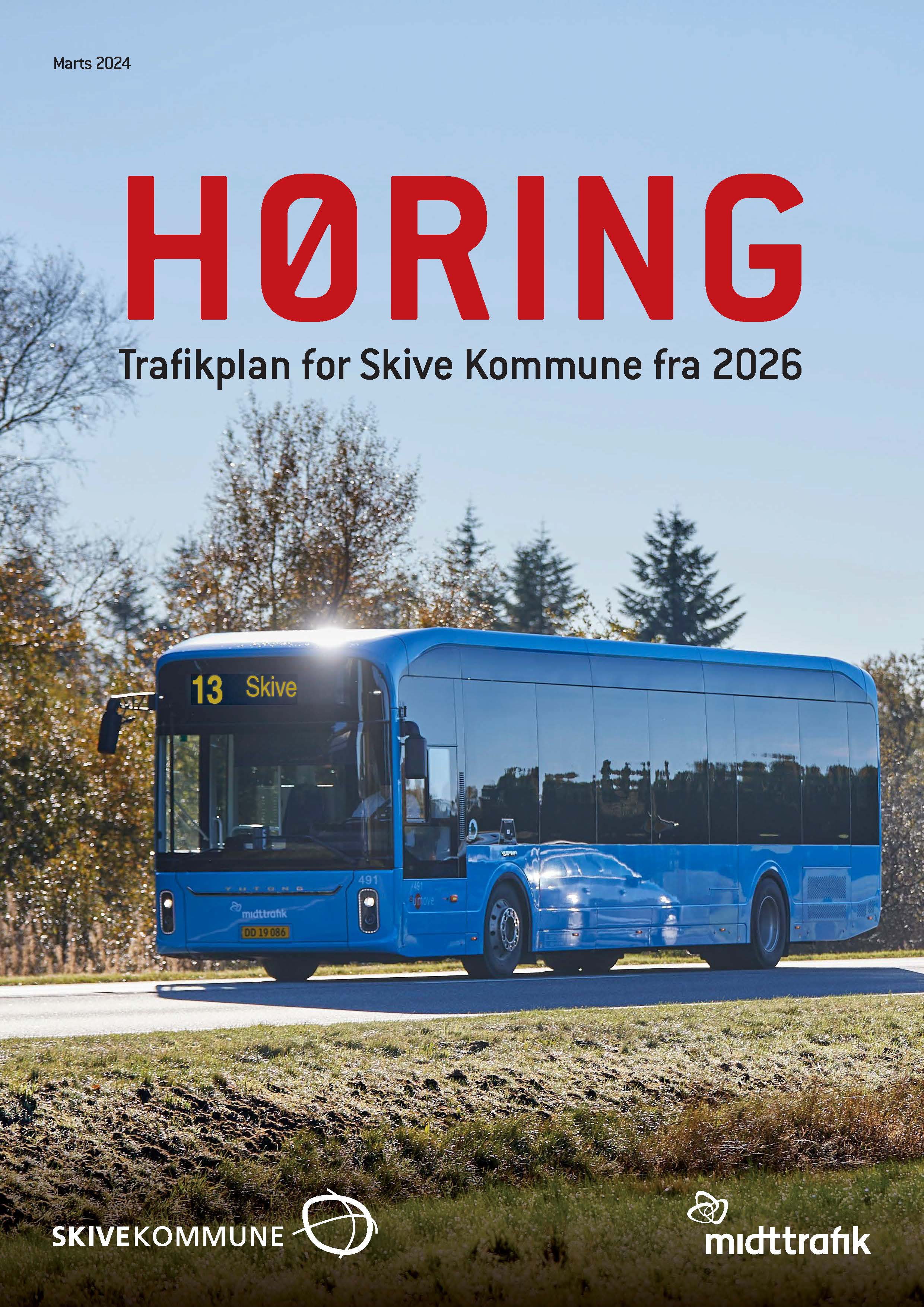 Trafikplan 2026 for den kollektive trafik i Skive Kommune.